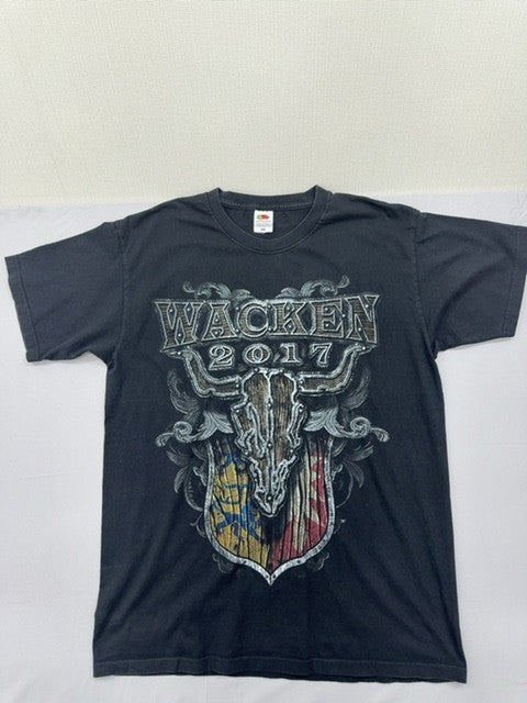 Fruit of the Loom Unisex Black T-Shirt – Size L, Short Sleeve, Cotton – Ref 1A9B2