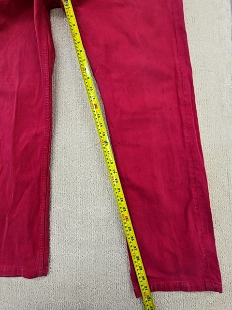 Levi's Men's Red 501 Straight Jeans 38x36 XXL