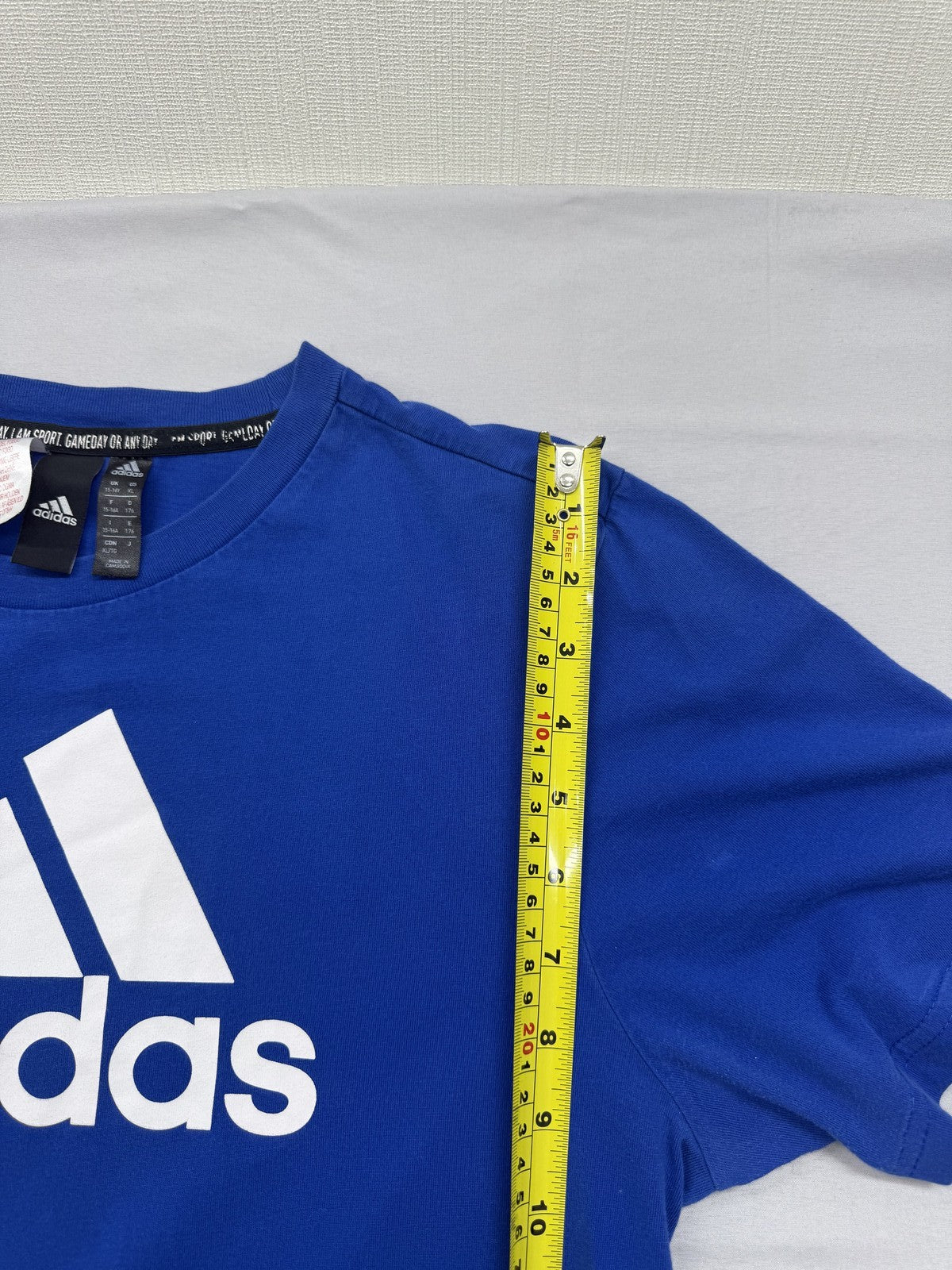 Adidas Men Blue T-Shirt size XL product image 6