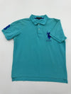 U.S. Polo Assn. Boys Turquoise Polo Shirt Size L Regular Condition