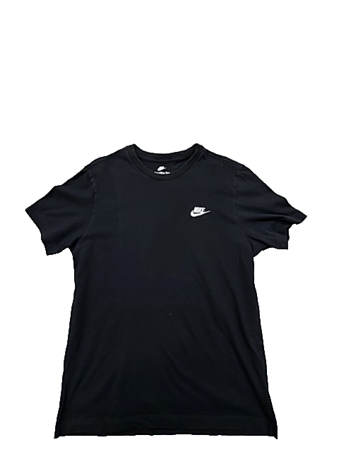 Nike Men's Black M Short Sleeve Swoosh Tee Cotton/Poly 2021