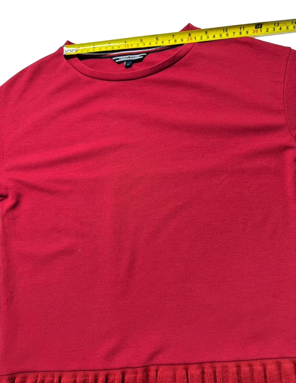 Tommy Hilfiger Red Light Weight Sweater For Women - Size XS