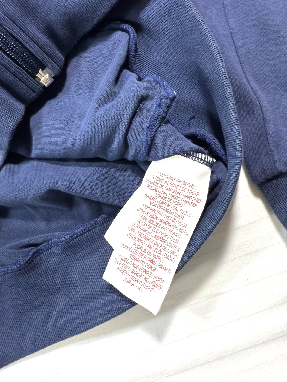 Men's Nike Track Jacket With A Blue And Navy Blue Color - XL