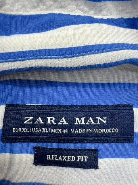 Zara Men Blue Shirt size XL product image 3
