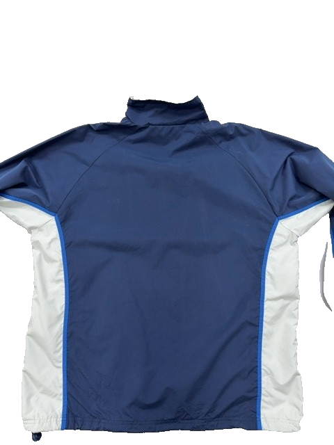 Fila Men's Navy/White Track Jacket L Polyester Zipper