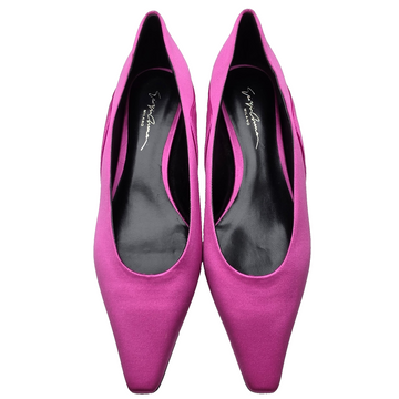 Giorgio Armani Fuchsia Pointed-Toe Pumps Decollate Size 37 Bnwt