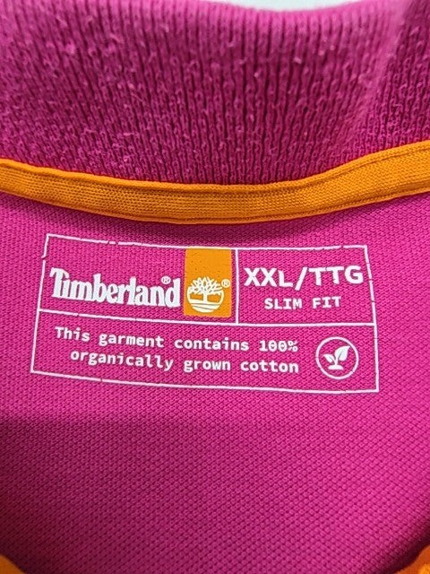 Timberland Men Pink Polo Shirt size XXL product image 4
