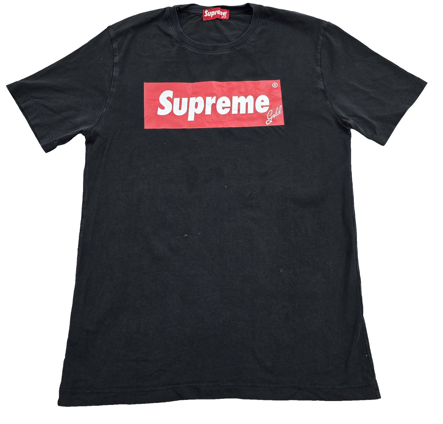 Supreme Box Logo Black Cotton T-Shirt XL Regular Fit Italy