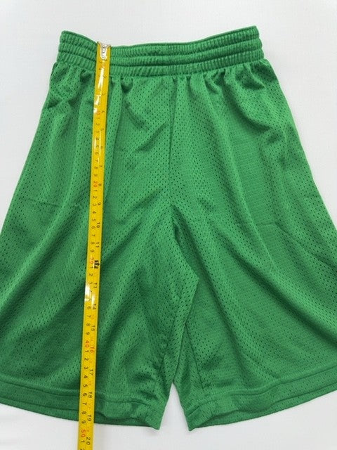 Reebok Men Green Athletic Shorts Size M Moisture-Wicking Elastic Waist