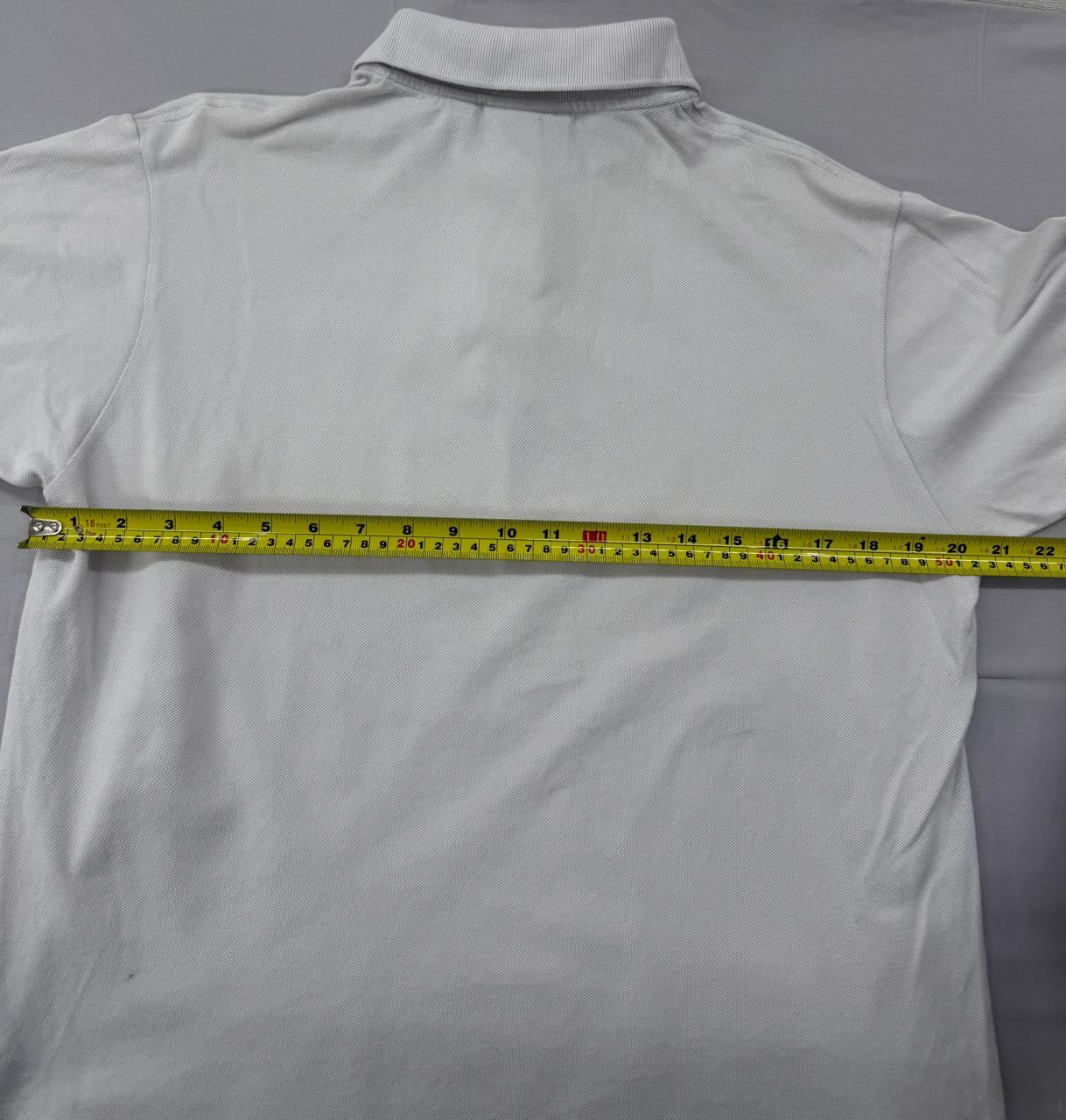 Lacoste Olympic Grey Cotton Pique Polo L Men Classic Fit Croc Logo