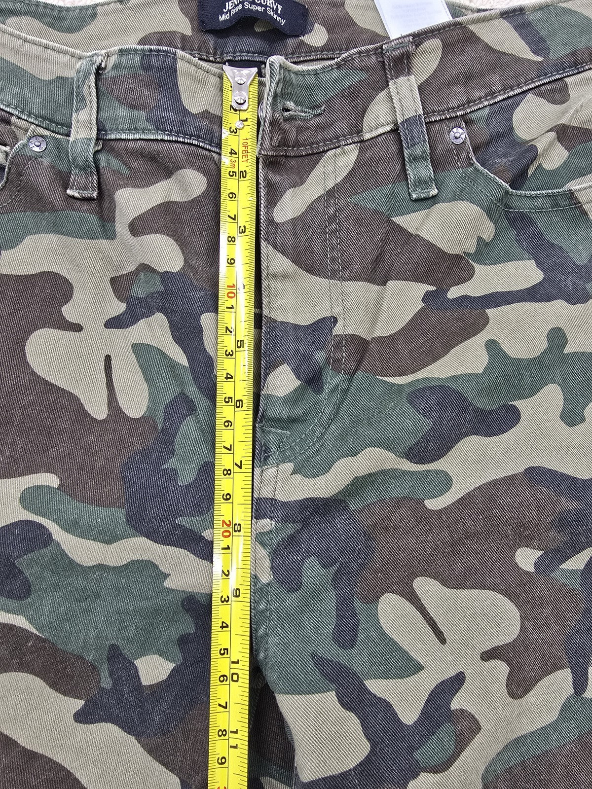 True Religion Jennie Curvy Camo Super Skinny Sz 31 NWT