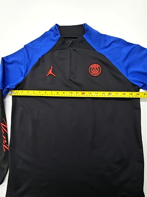 JORDAN Boys Black/Blue Long Sleeve Rashguard Size L Condition New