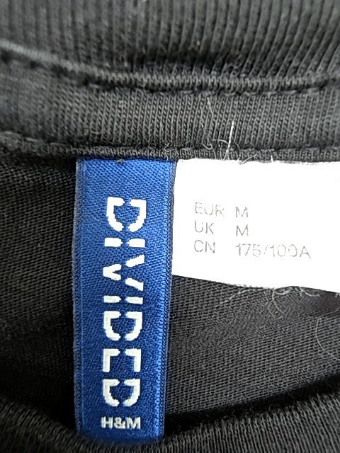 H&M Men Black T-Shirt size M product image 4