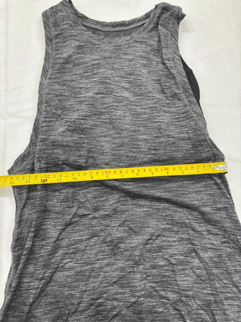 Lululemon Work The Circuit 2 In 1 Tank Top Mesh Racerback Cross Strap Bra Size 4