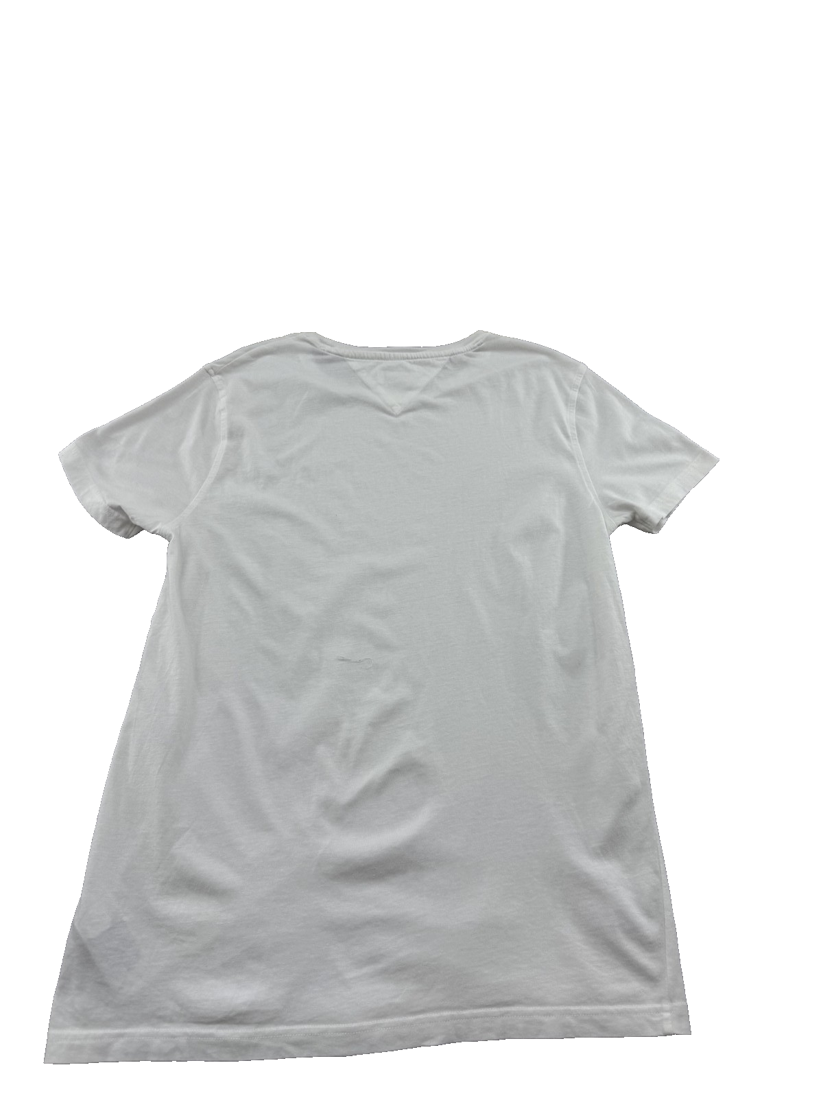 Tommy Hilfiger White Cotton Short Sleeve Crew Neck T-Shirt L