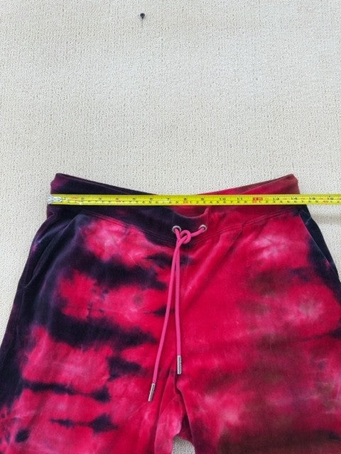 Juicy Couture Pink Tie Dye Velour Sweatpants Size M Y2K