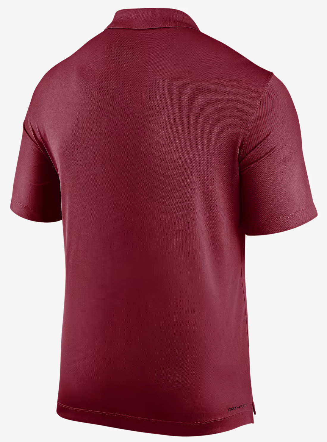 Nike Men's Maroon Nmh Lacrosse Dri-FIT Polo Shirt White Swoosh Size L