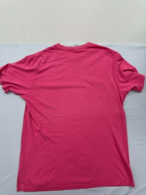 Nike Men's L Pink Short Sleeve Crewneck Swoosh T-Shirt Sportswear