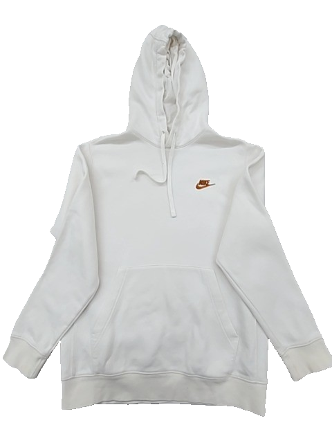 Nike Sportswear Club Fleece Pullover Hoodie Men's S White