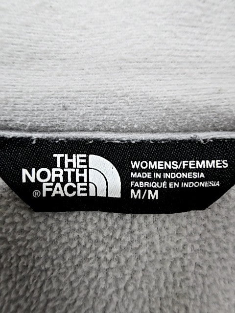 The North Face Women's Grey Full-Zip Fleece Jacket Size M