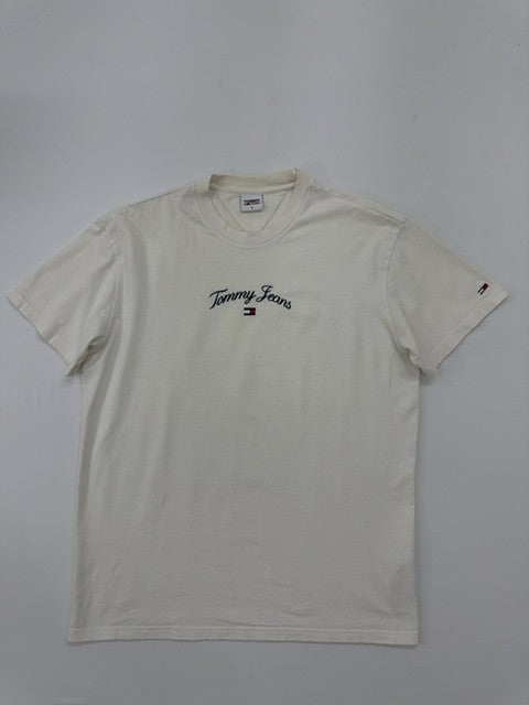 Tommy Jeans Men White T-Shirt size M product image 1