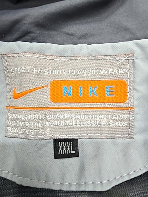 Nike Men's Grey Track Jacket XXL Running Reflective Zipper