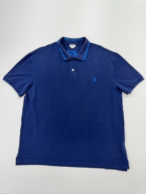 U.S. Polo Assn Men Blue Polo Shirt size XXXL product image 1