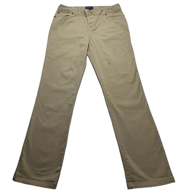 Polo Ralph Lauren Boys Tan Chino Pants Classic Fit Size 12 Made In China