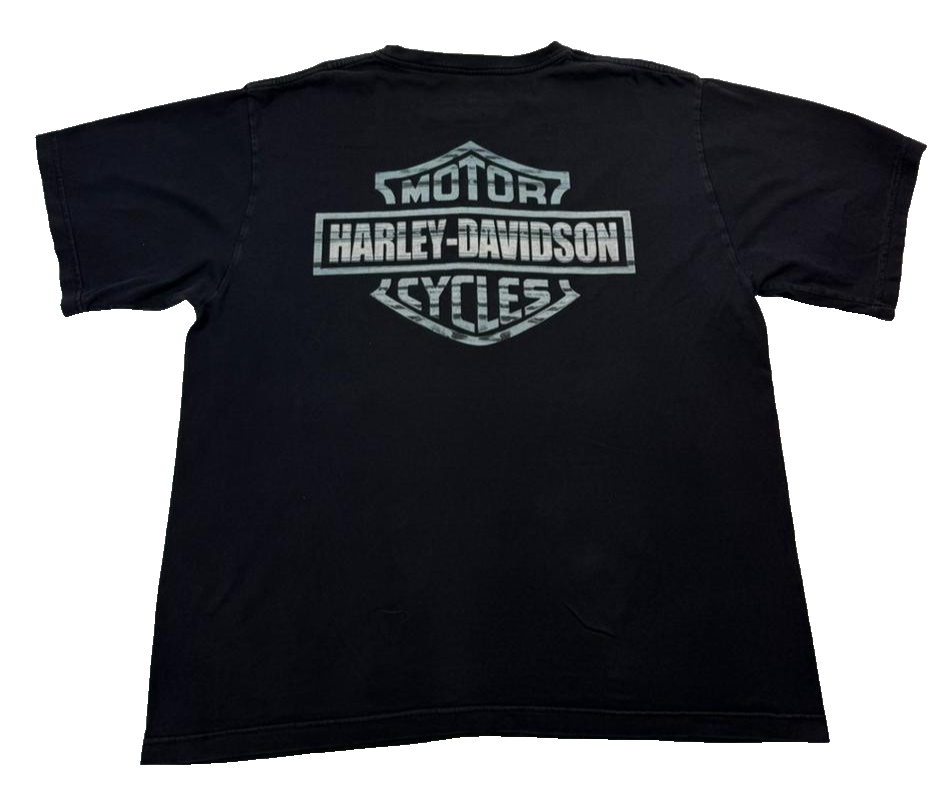 Nasty Gal Vintage Harley Davidson Graphic T-Shirt In Black - 2Xl