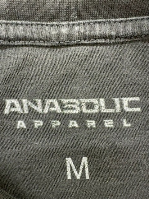 Anabolic Apparel Toma Men's Black Oversized T-Shirt M Cotton