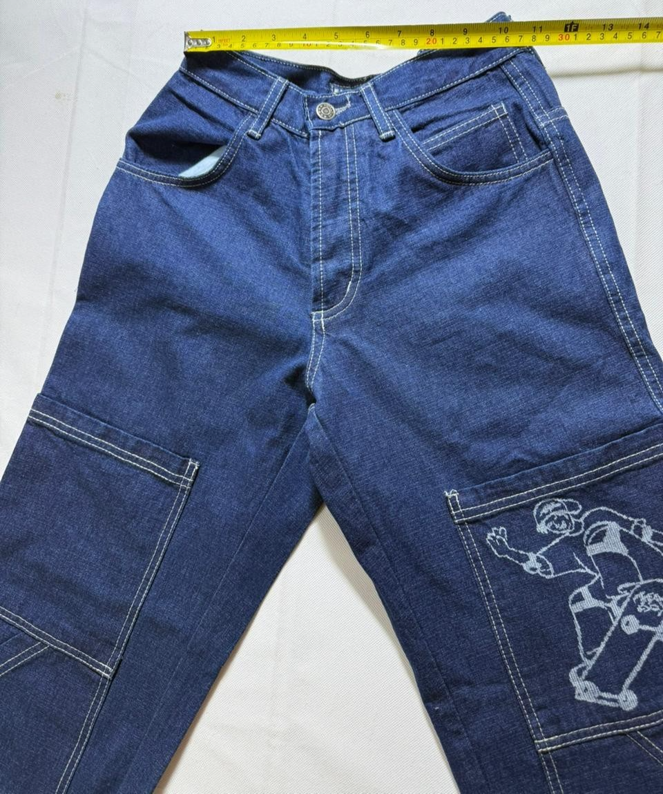 Fidalguia Baggy Jeans Youth Bolt Style Jeans Hip Hop | 32