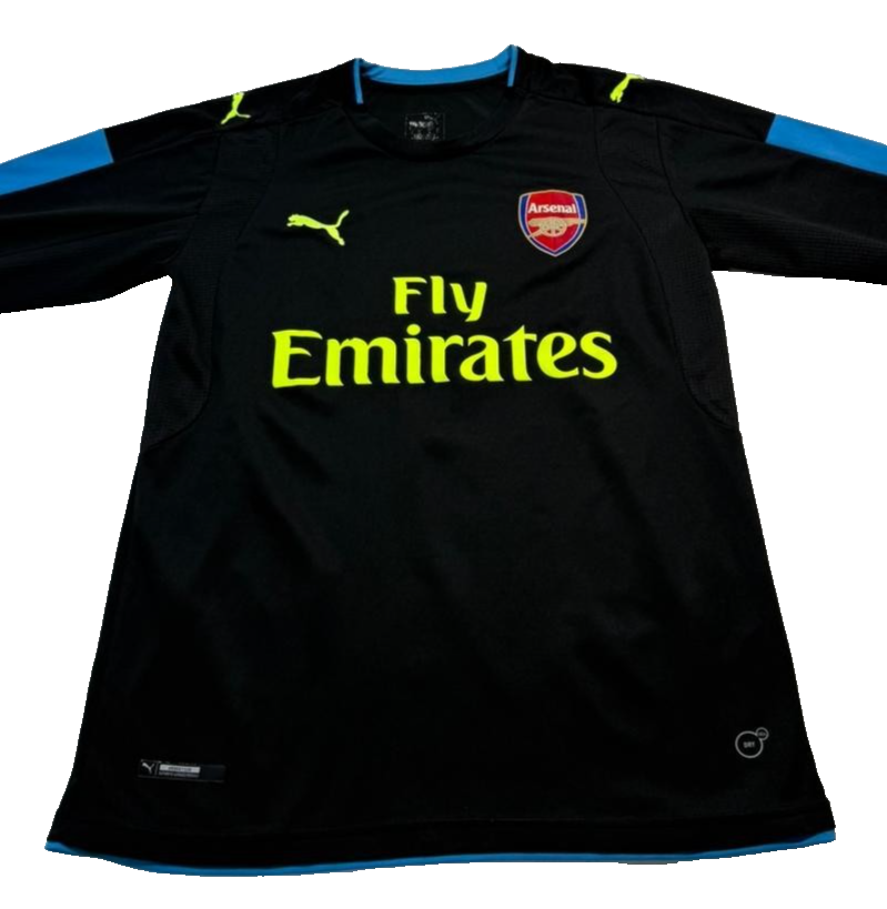 Puma Arsenal 2016 Long-Sleeve Goal Keeper Shirt In Black - Size S