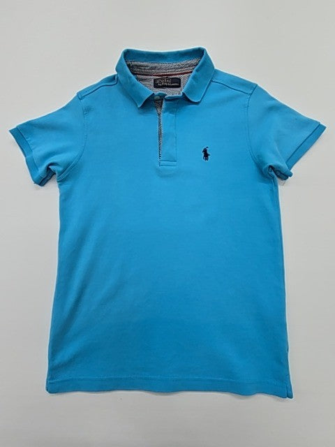 Polo Ralph Lauren Youth Blue Polo Shirt – Size M, Logo, Cotton