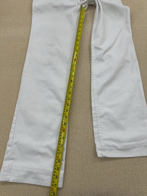 Levi's Women's White Flare Jeans Size 32x36 High Rise USA