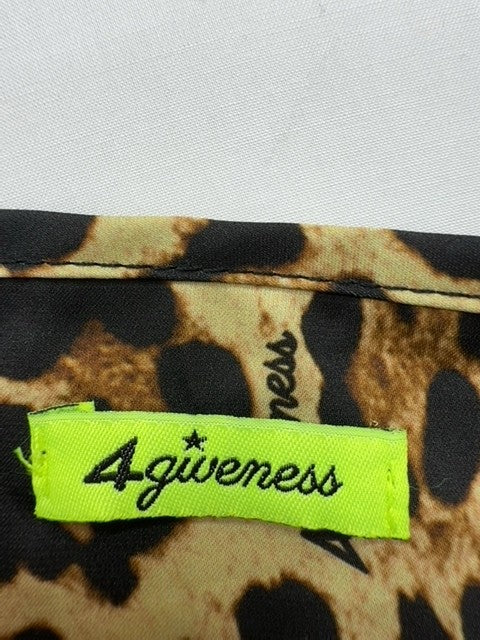 Agiveness Women Brown Tank Top size L product image 3