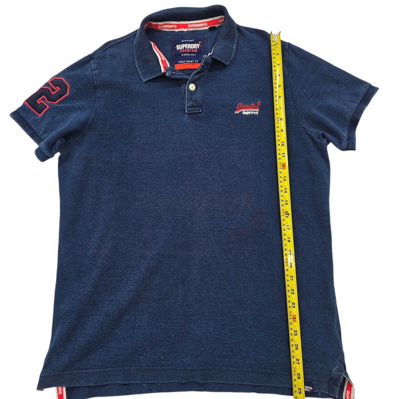 Superdry Men Navy Polo Shirt size XXL product image 8