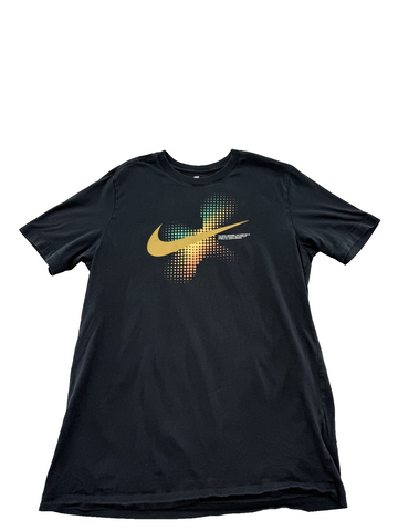 Nike The Nike Tee Black M Men's Short Sleeve Cotton Crewneck Swoosh