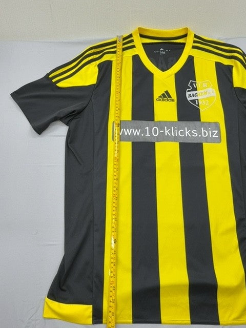Adidas Men's Black Yellow Striped Soccer Jersey(#16) XL Climacool