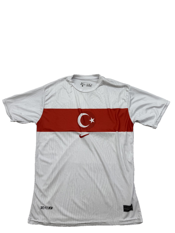 Nike Türkiye National Team Football Jersey Large White Red Dri-FIT