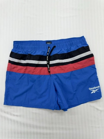 Reebok Men's Blue Quick Dry Core Volley Swim Trunks Regular