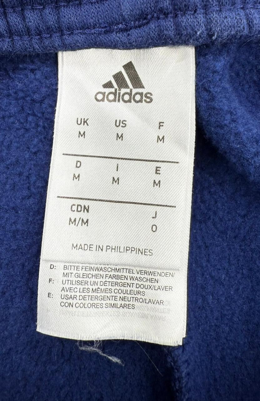 Adidas Navy Men's Track Pants M Fleece Drawstring Tapered
