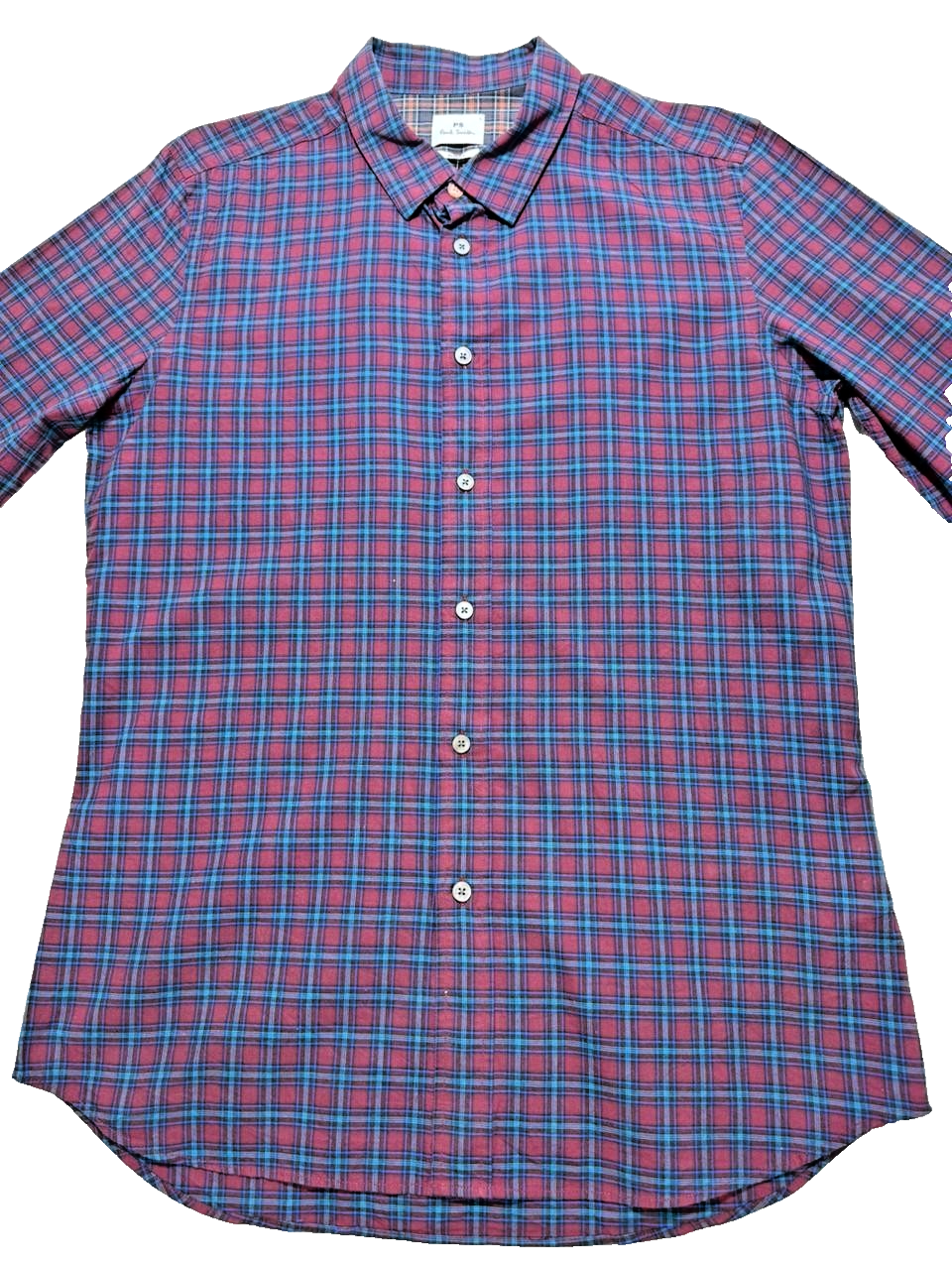 Paul Smith Checkered Shirt For Men - Size L