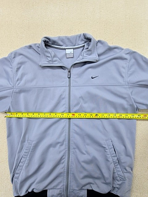 Nike Men's Gray Therma-FIT Full-Zip Performance Jacket L