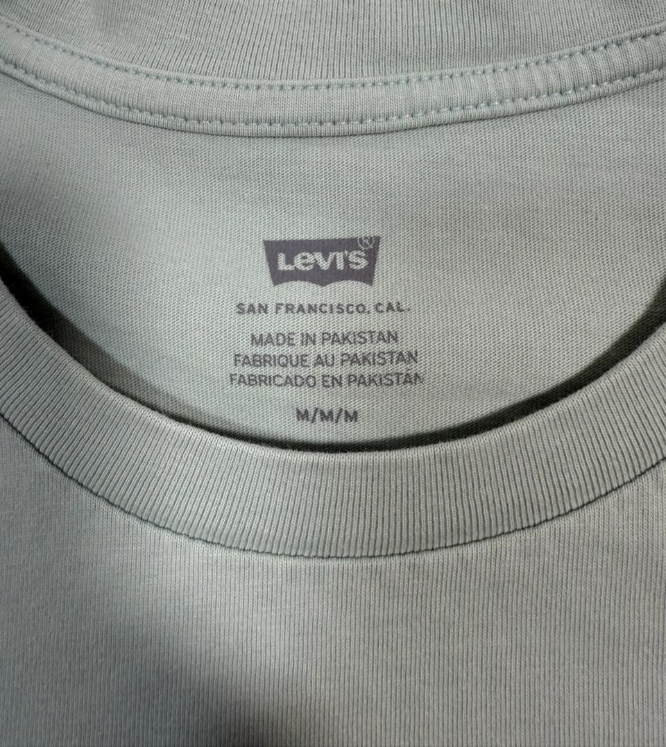 Levi Strauss & Co. Men's Sage Green Cactus Graphic T-Shirt Short Sleeve Size M