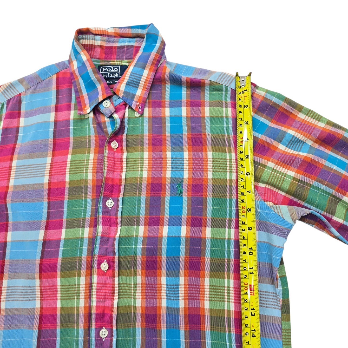 Polo Ralph Lauren Men's Multicolor Shirt – Size S, Plaid, Long Sleeve