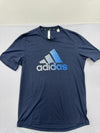 Adidas Men's Navy T-Shirt – Size M, Short Sleeve