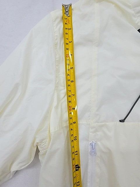 Puma Men's White Hooded Windbreaker Jacket Size M Regular Fit