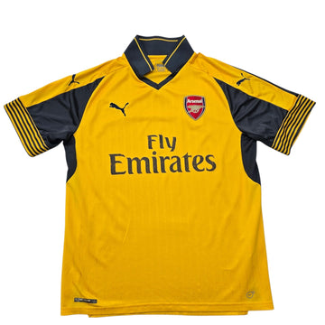Puma Men's Arsenal FC Away Yellow/Black Jersey Slim Fit