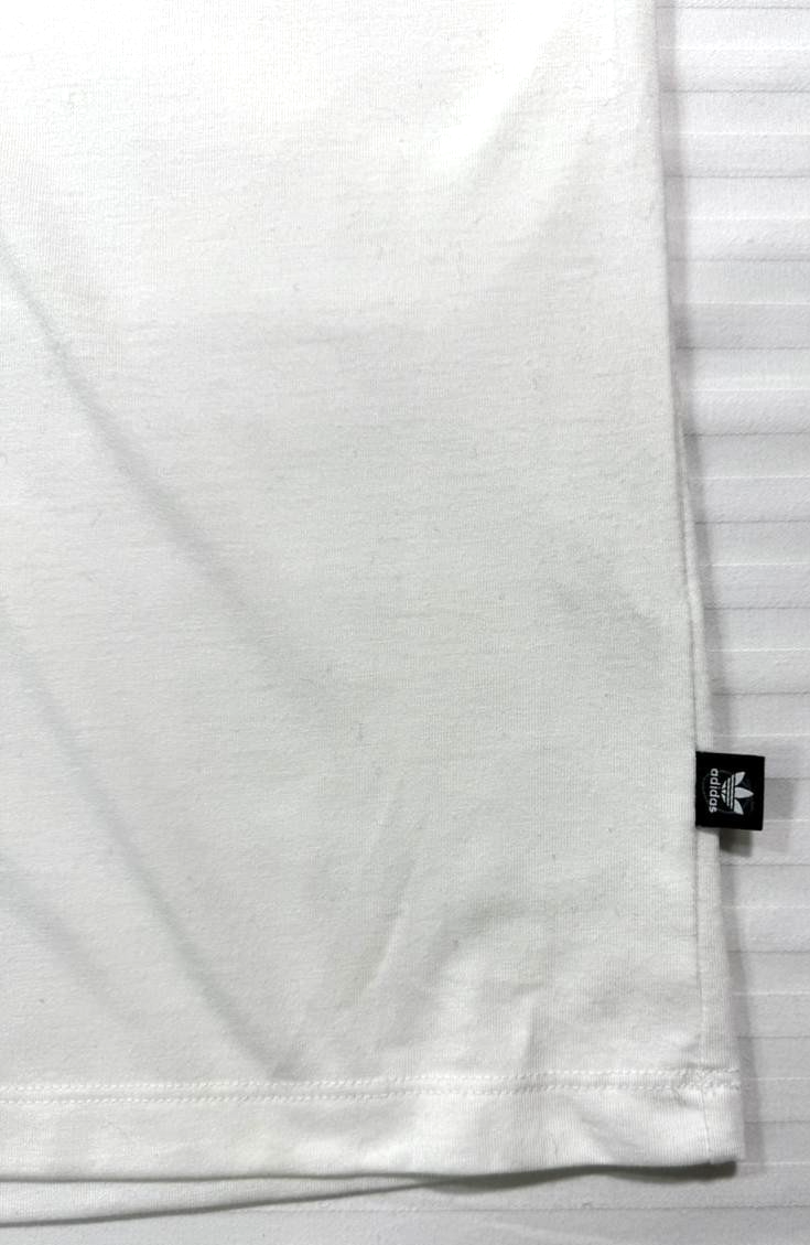 Adidas Originals Rita Ora White Smoke Trefoil T-Shirt - Size S