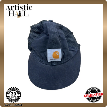 Carhartt Men's Black Mesh Back Snapback Hat One Size Fits All